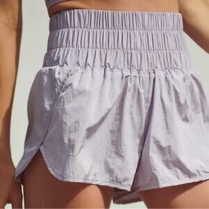 Free People The Way Home Shorts Light Lavender Athletic Short Running Size XS